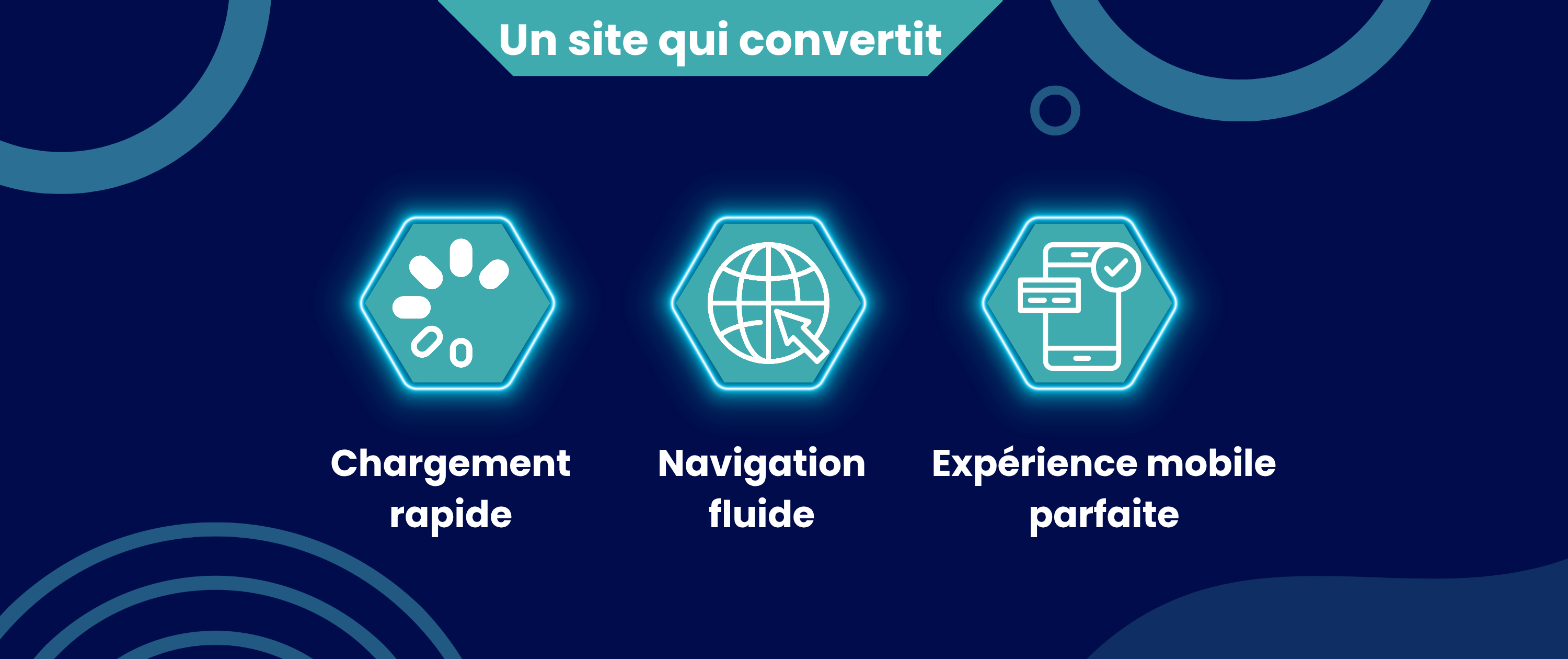 Illustration : chargement rapide, navigation fluide, expérience mobile